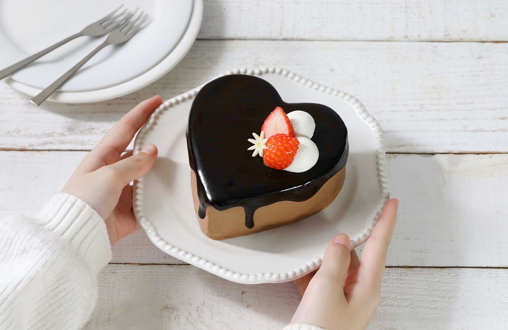 バレンタインチョコレートケーキ